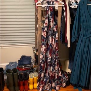 NWT VICI Olivaceous Floral Maxi